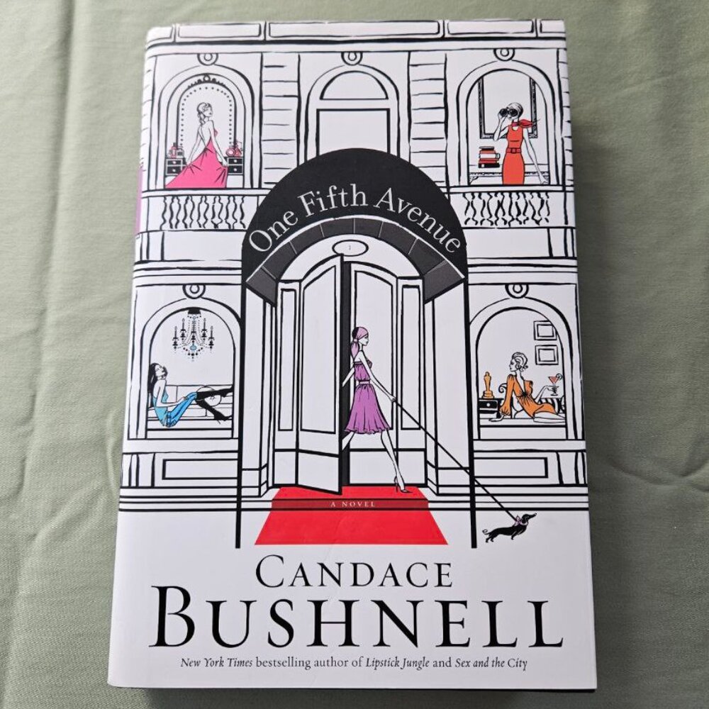 One Fifth‎ Avenue by Candace Bushnell Hardcover New York City Romance Book